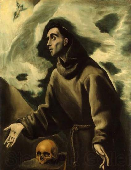 GRECO, El Saint Francis Receiving the Stigmata Germany oil painting art